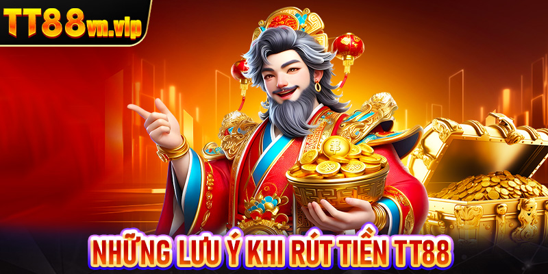 Những lưu ý khi rút tiền TT88